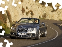 headlights, Bentley Continental GTC, bumper