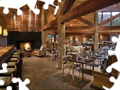 Tables, Restaurant, burner chimney