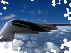 clouds, Boeing B-2 Spirit, by