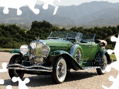 Phaeton by LeBaron, antique, Duesenberg J Dual Cowl