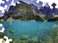 Canada, Lake Moraine, Mountains, Banff National Park