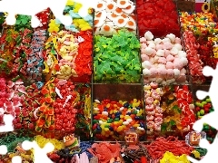 Candies, jellies, color