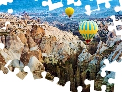 Balloons, canyon