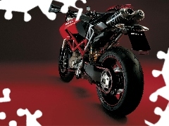 Ducati Hypermotard 1100, exhaust, carbon, system