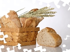 basket, Ears, cereals, bread