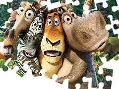 movie, Madagaskar, Characters, Animated