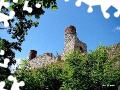 checiny, ruins, Castle
