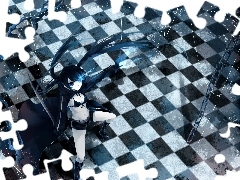 Black Rock Shooter, checkerboard