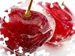 cherries, Two, frozen