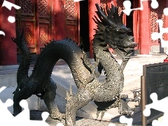 Dragon, Statue monument, Chinese