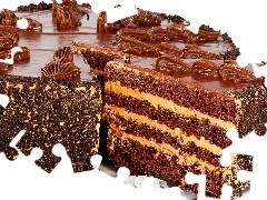 Cake, chocolate