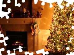 burner chimney, christmas tree, Christmas, Beauty