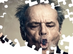 a man, Jack Nicholson, cigar, actor