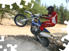 Husaberg FE450, an, Circle, ride