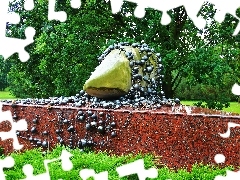 Grain Epitaph of Life, citadel, Poznań, sculpture