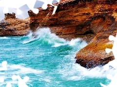 sea, Cliffs