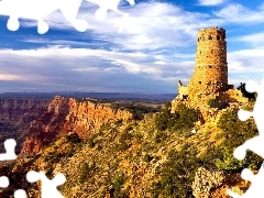 clouds, Grand, canyon