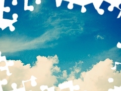 clouds, blue, Sky