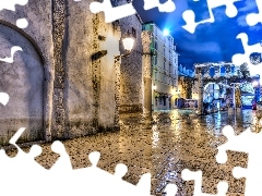 Coartia, HDR, Street, Night, Houses