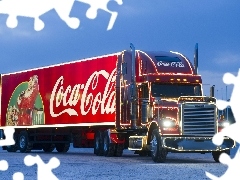 lorry, Coca-Cola