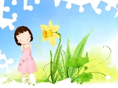 Kid, Daffodils
