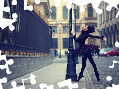 Women, Lighthouse, dance, Ballet