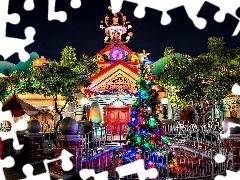 decor, Disneyland, Christmas