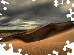 clouds, Desert