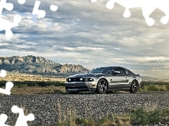 Ford, Way, Desert, Mustang