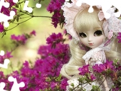 Flowers, doll