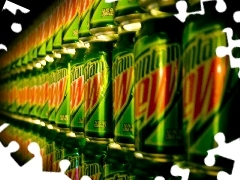 Mountain Dew, rows, down