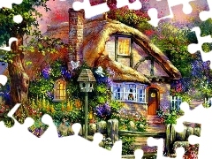 Drawing, Home, Garden