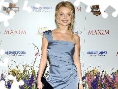 Izabella Miko, Blue, dress