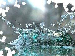 water, drops