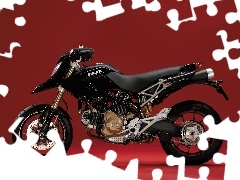 Black, Ducati Hypermotard 1100