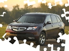 spotlight, Acura MDX, emblem