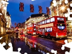 bus, London, England, Street