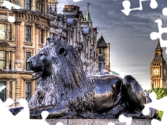 house, London, England, Lion