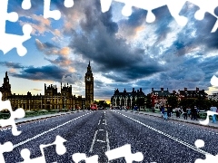 Street, London, England, panorama