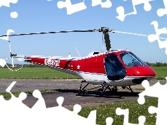 Enstrom F28A, skids