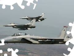 Sky, Fighters, F-16