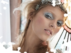 make-up, Anja Rubik, face