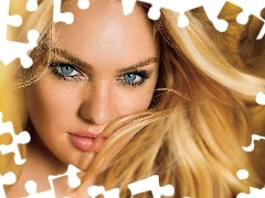 Blonde, Candice Swanepoel, face