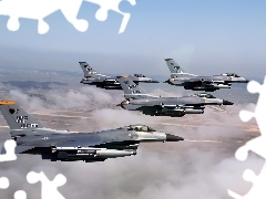 F-16, squadron, fighter