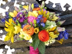 flowers, bouquet, Colorful