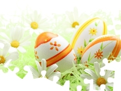 Flowers, Easter, eggs
