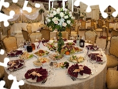 Flowers, ornamentation, Stool, pledges, tables