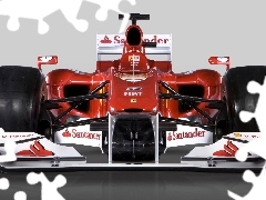 F1, Ferrari, Front, Santander