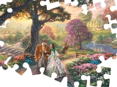 wander, Thomas Kinkade, Garden