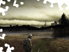 gas, forest, soldier, Mask, Storm